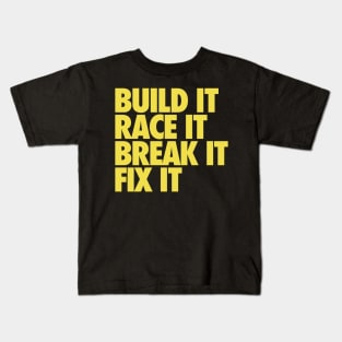 Race Car Owner Kids T-Shirt